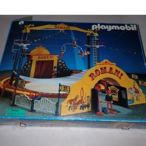 Playmobil 3720 Romani Acrobat Circus Play Set Mostly Complete Vintage w/box